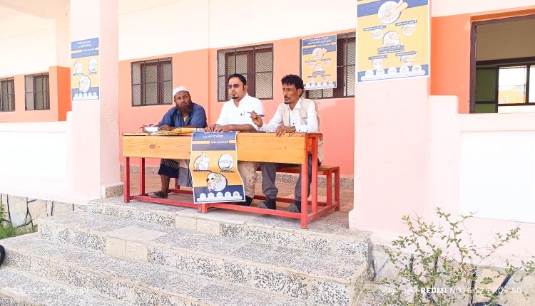 إستمرار الحملة التوعوية لفريق إشراقة أمل حول الكوليرا في مدارس لودر