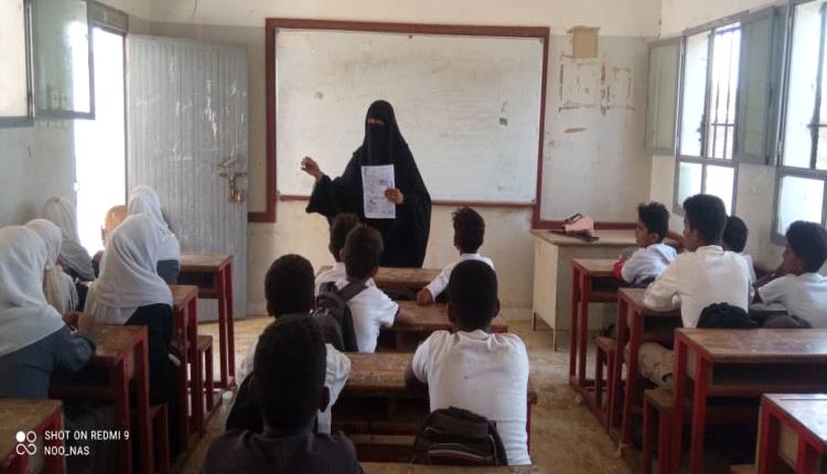 جمعية بئر الشيخ تقيم حملة توعية حول مرض الكوليرا في المدارس
