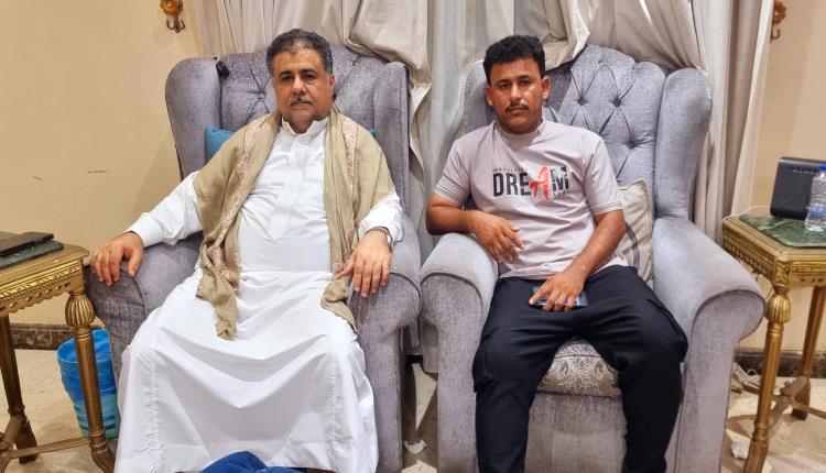 الشيخ أمين العوسجي يلتقي رئيس اتحاد كرة القدم 