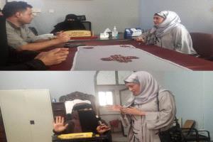 مكتب الشؤون الاجتماعية وإدارة تنمية المرأة لمديرية الشيخ  يزوران مركز الأسرة المنتجة