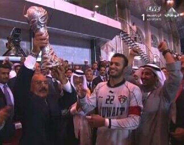 المنتخب الكويتي يحرز بطول كأس الخليج لكرة القدم في نسختها العشرين