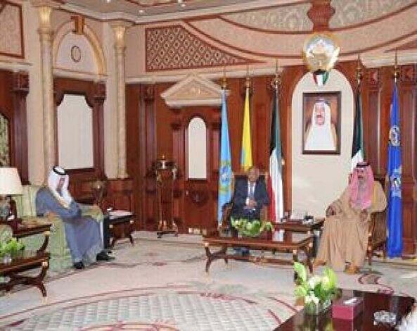 الكويت : سمو نائب الامير استقبل رئيس مجلس وزراء اليمن