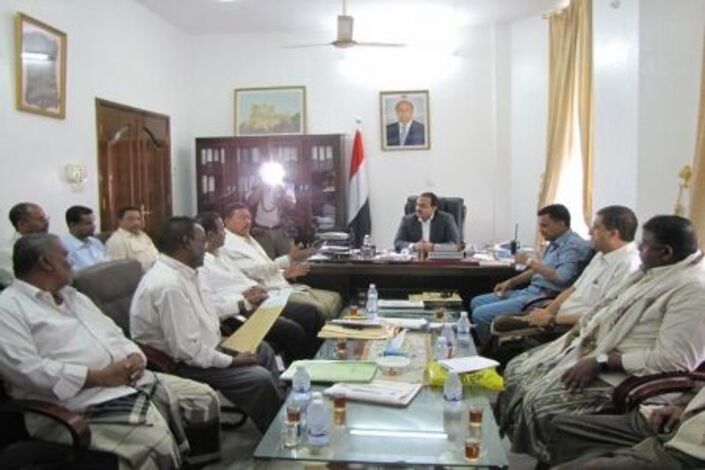 محافظ حضرموت يترأس اجتماع اللجنة الرئيسية لبطولة كأس حضرموت