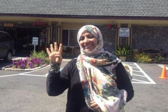 ناشطة يمنية تقول انها ستواصل النضال حتى اسقاط الحكم في مصر