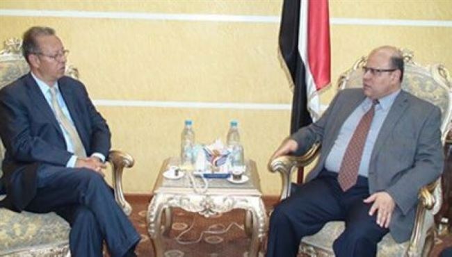 وزير الخارجية اليمني يبحث مع جمال بنعمر المستجدات الاخيرة