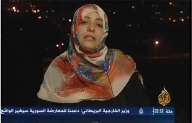 توكل كرمان لقناة الجزيرة : الحوثي يريد الانقضاض على الجمهورية والدولة بالسلاح ويقود ثورة مضادة