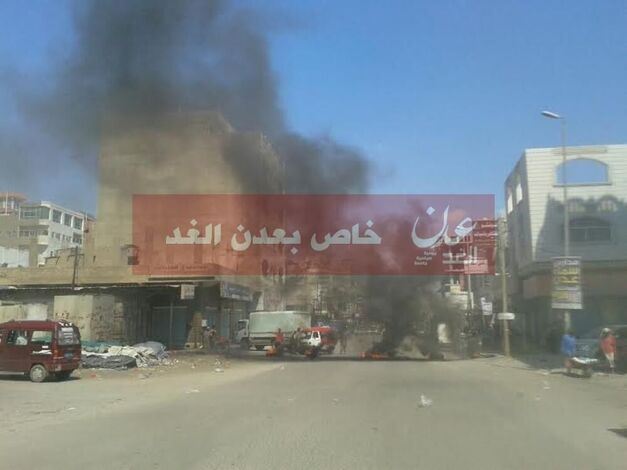 احتجاجات غاضبة في الشيخ عثمان (مصور)