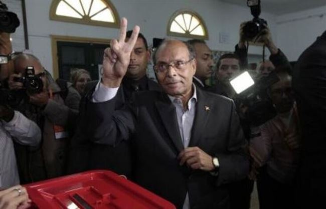 المرزوقي يدعو السبسي الى مناظرة تلفزيونية في الدور الثاني للرئاسية في تونس