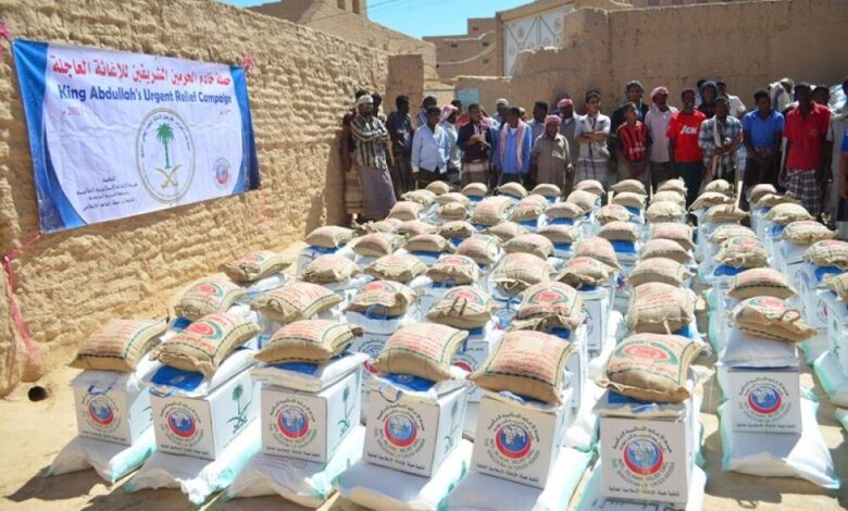 مواصلة حملة خادم الحرمين الشريفين للإغاثة العاجلة للشعب اليمني بحضرموت ولحج