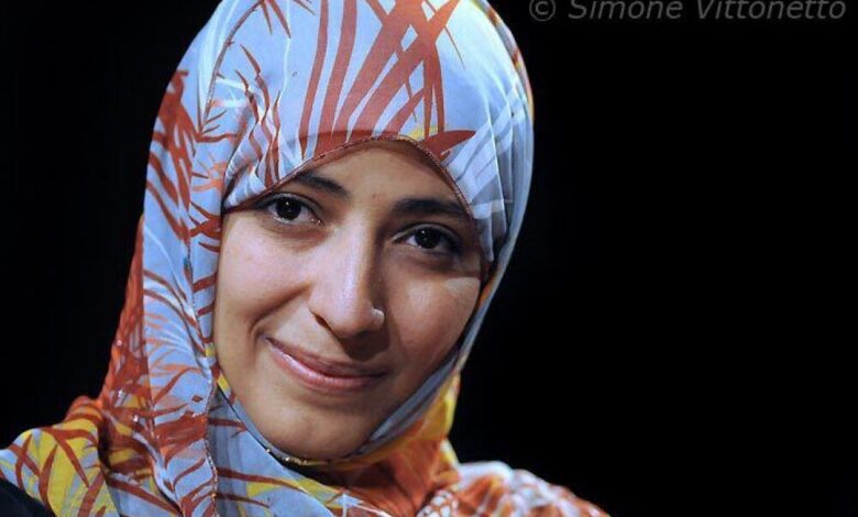 توكل كرمان تحصد أكثر من نصف الأصوات في استطلاع لـ"سي إن إن"  عن  الناشطة العربية الأكثر إلهاماً