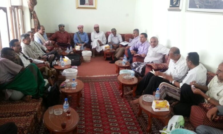 قيادة الهيئة الوطنية الجنوبية المؤقتة للتحرير والاستقلال تعقد اجتماع في عدن