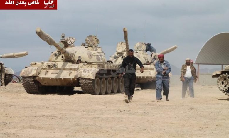 تعزيزات عسكرية بقيادة اللواء الصبيحي تنطلق من قاعدة العند للتصدي لقوات  تابعة للحوثيين توغلت بكرش