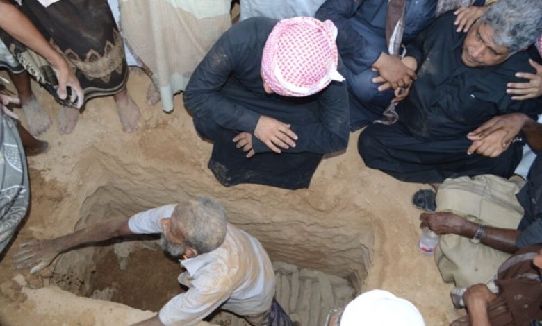 تشييع جثمان الفقيد الكبير حسين بن كردوس التميمي إلى مثواه الآخير