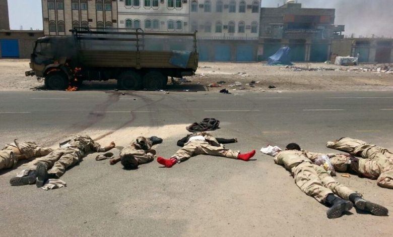 خسائر فادحة بالأرواح والعتاد في صفوف القوات الموالية للحوثيين في الجنوب (مصور)
