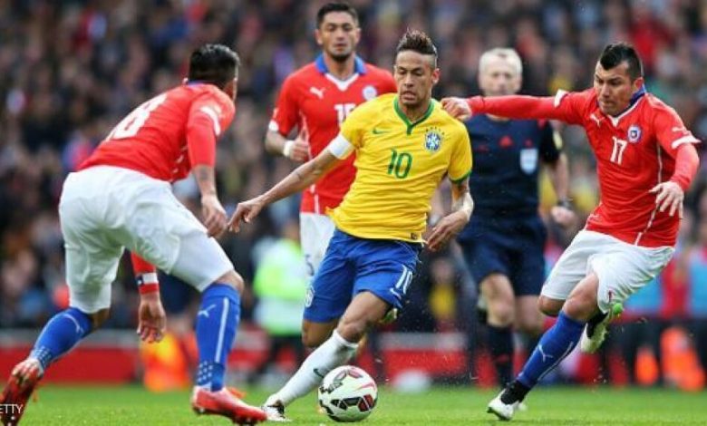 البرازيل تجدد تفوقها على تشيلي بقيادة دونغا
