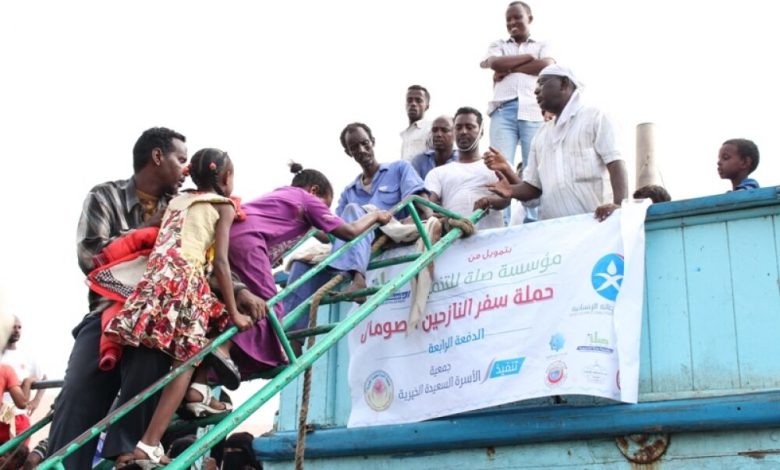 إجلاء 2000 لاجىء صومالي  من اليمن