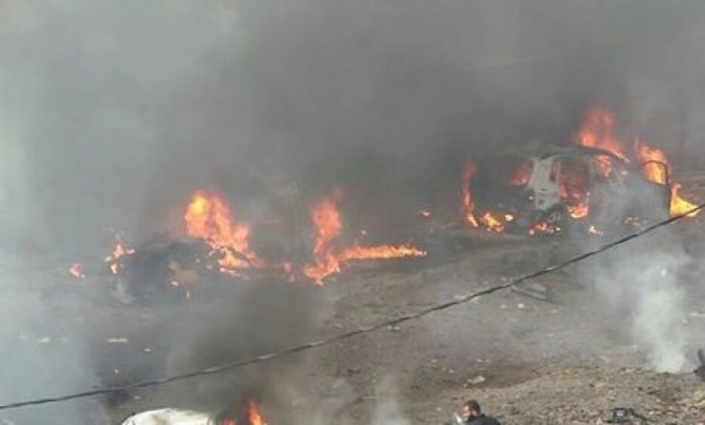 شرطة عدن: الحراس اطلقوا النار على السيارة المفخخة قبل انفجارها خارج سور منزل اللواء شلال