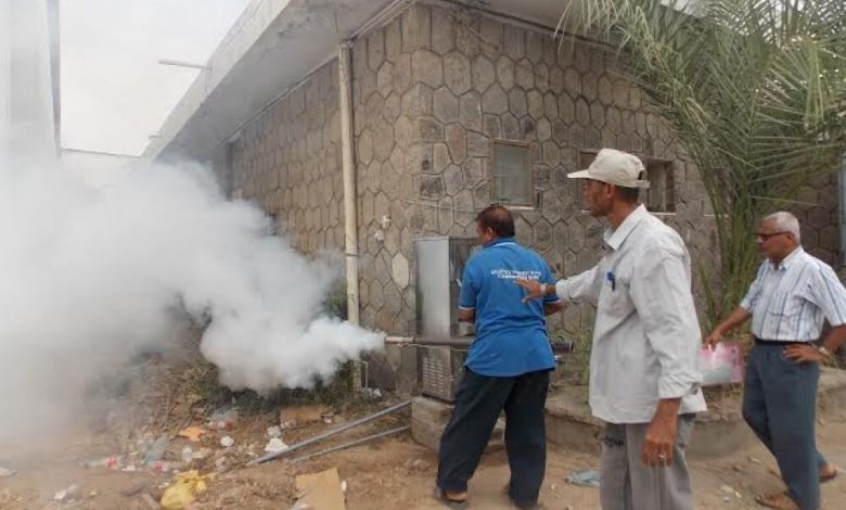 انطلاق حملة للقضاء على فيروس حمى الضنك في عدن