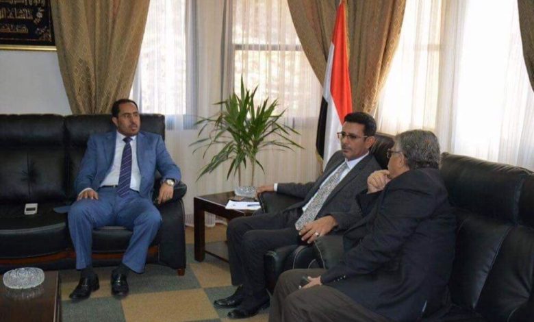 السفير مارم  يُستقبل الوزير نائف البكري في القاهرة