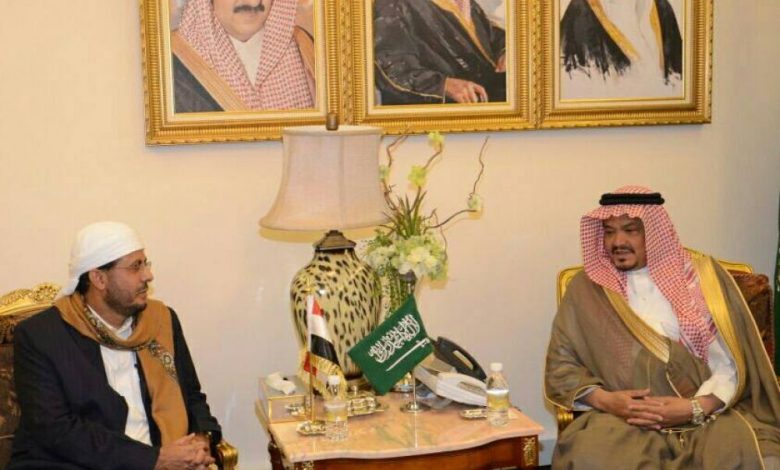 وزير الاوقاف اليمني يلتقي وزير الحج والعمرة السعودي