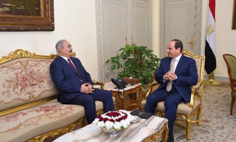 حفتر يطلب دعم القاهرة ضد تحركات إيطاليا