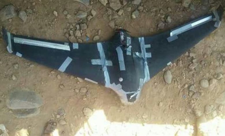 الجيش الوطني يسقط طائرة استطلاع للمليشيات شرقي صنعاء