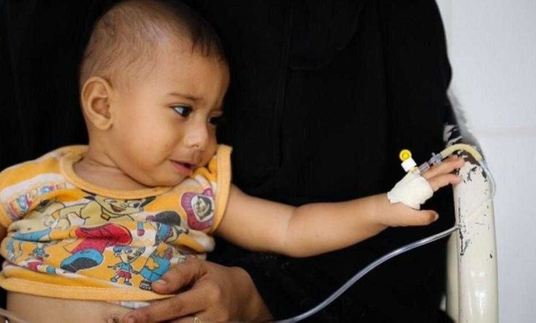 «يونيسف»: 32% من وفيات الكوليرا في اليمن أطفال