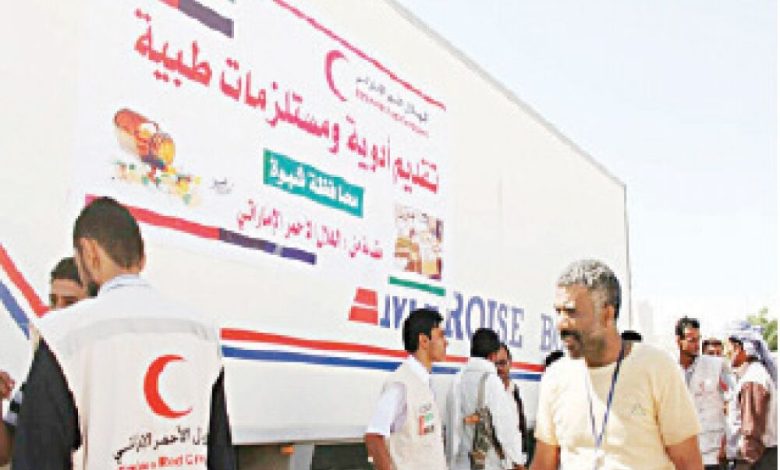 الإمارات تدعم شبوة بـ 108 أطنان مساعدات طبية