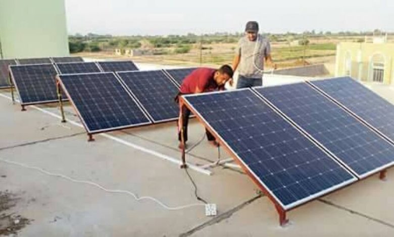 استكمال مشروع الطاقة الشمسية لمجمع أروى للبنات الكود