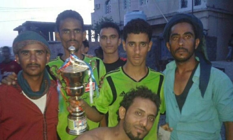فريق الحجر يفوز بكأس أربعينية الفقيد وائل محمد علي