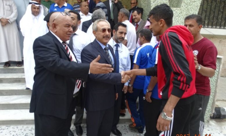 القنصل اليمني في جدة يكرم  المنتخب الوطني للشباب لكرة القدم المشارك في التصفيات الاسيوية بالدمام