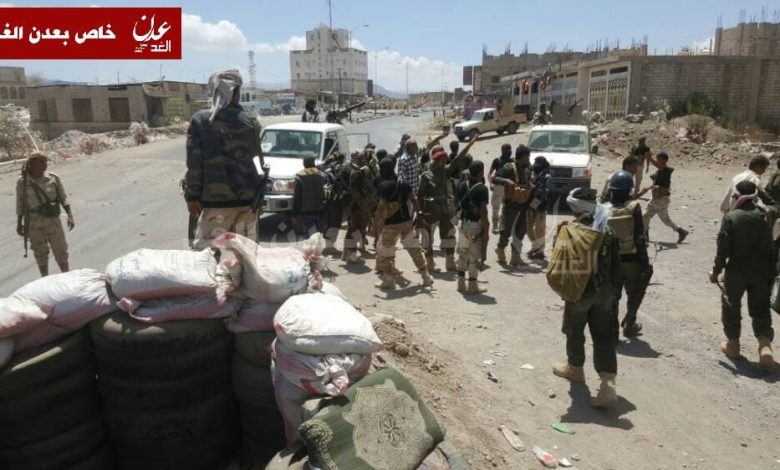 قوات الحزام الامني تنفذ خطتها الأمنية وتسيطر على محافظة الضالع 