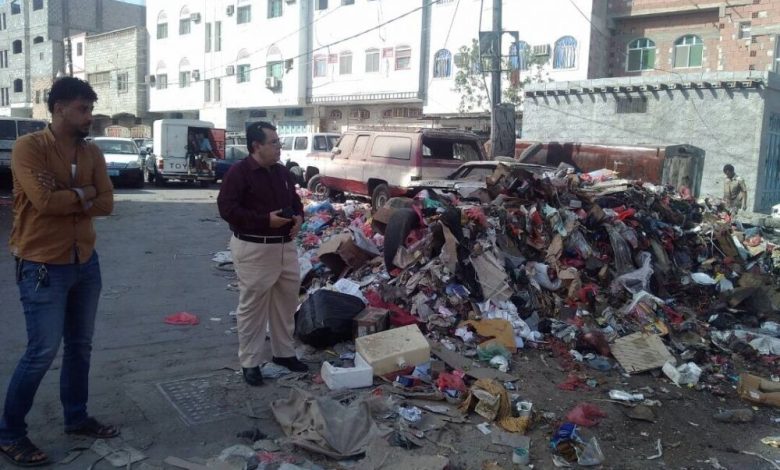 القائم بأعمال مدير صندوق نظافة عدن يدشن حملة واسعة للنظافة من الشيخ عثمان
