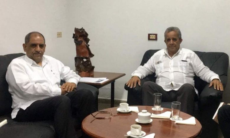 ناشر يلتقي رئيس دائرة الشرق الاوسط بوزارة الخارجية الكوبية