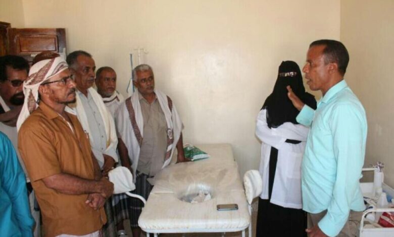 فريق طبي للعمل بالمركز الصحي بمنطقة رسب بمديرية ساه لعام كامل