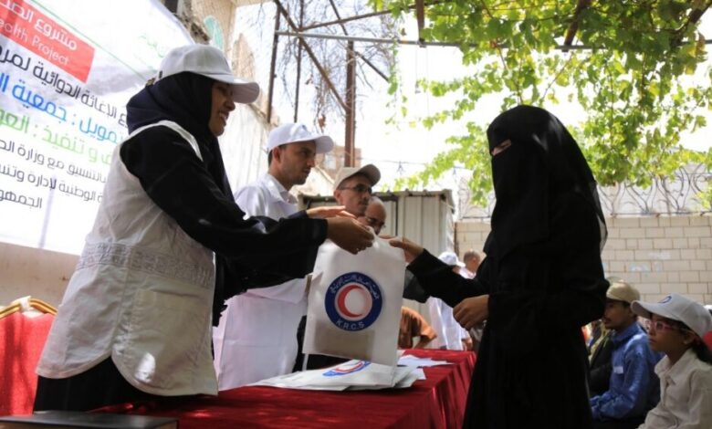 الهلال الأحمر الكويتي يدشن مشروع الإغاثة الدوائية لـ 2532 مريضاً بالثلاسيميا وتكسرات الدم في اليمن