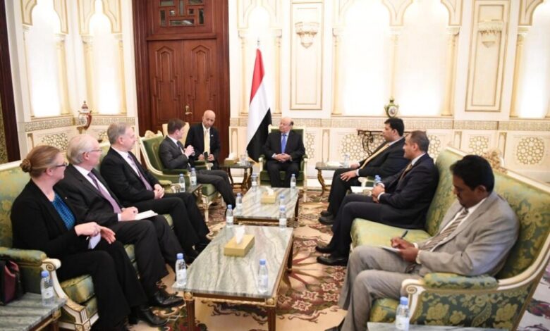 "حوار جدة" يغيب عن لقاء الرئيس  هادي بالمسؤول الأمريكي للشؤون السياسية