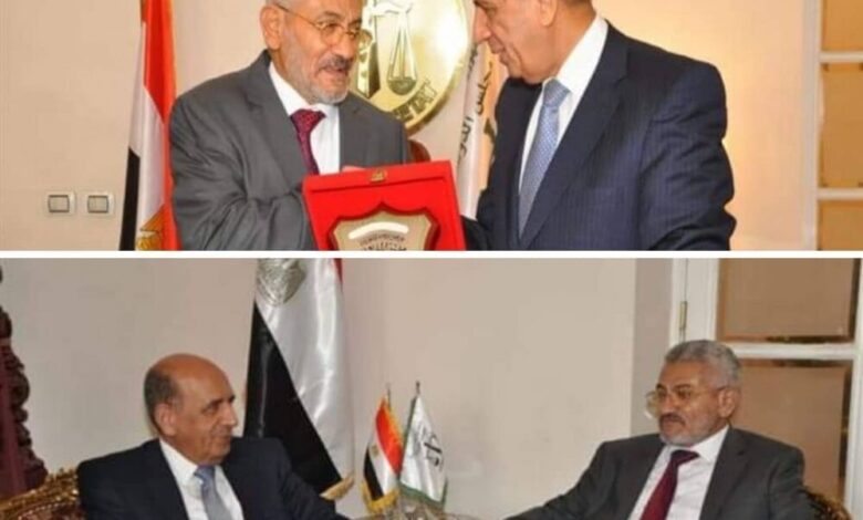 بحث علاقات التعاون بمجال القضاء بين اليمن ومصر