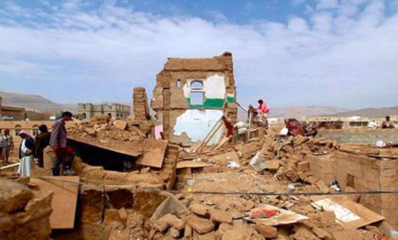 انهيارات للصخور تهدد بكارثة إنسانية في صنعاء
