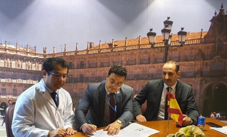 توقيع مذكرة تفاهم مع مستشفى جامعة(Sanchinarro) الاسباني لخدمة الوضع الصحي في اليمن