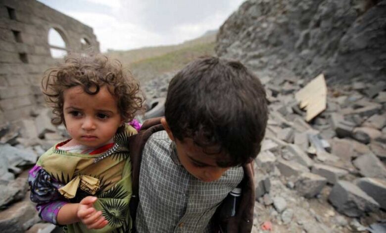 منظمة الأمم المتحدة للطفولة "يونسيف"  7 آلاف طفل قتلوا أو تشوهوا جراء الحرب في اليمن