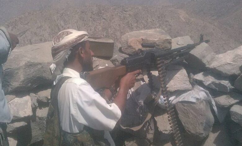 اندلاع معارك عنيفة بين المقاومة الجنوبية والحوثيين في جبهة حيفان