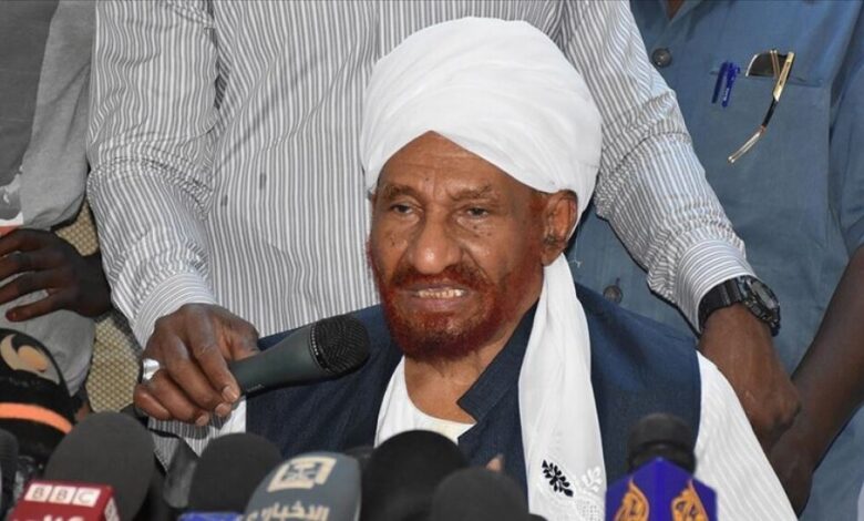 رئيس حزب الأمة السوداني يدعو إلى سحب القوات السودانية من اليمن