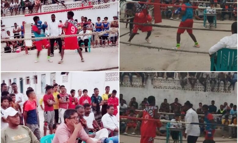 منافسات قوية في اليوم الأول لبطولة الملاكمة لناشئي أندية ساحل حضرموت
