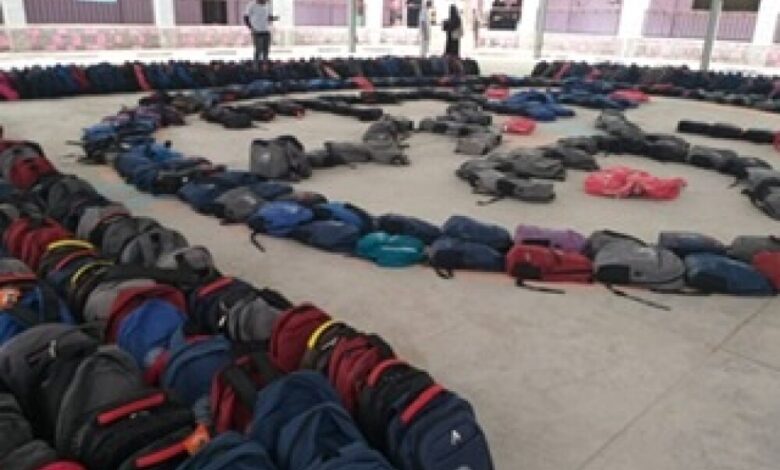 نقابة الجنوبيين تمنع تدشين توزيع الحقيبة المدرسية لمدارس عدن