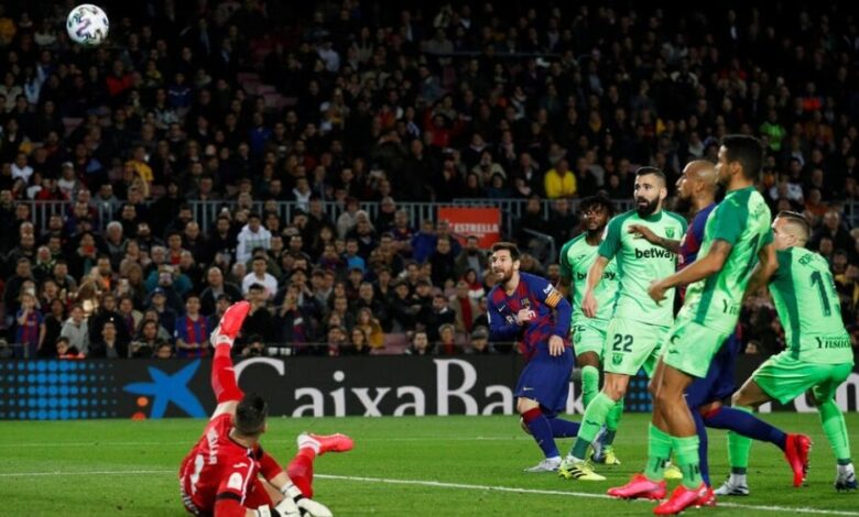 برشلونة يبلغ ربع نهائي الكأس بخماسية في مرمى ليغانيس