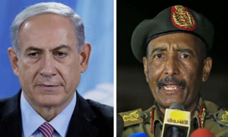 نتنياهو يلتقي البرهان في أوغندا.. هل تعلن السودان تطبيع العلاقات مع إسرائيل؟