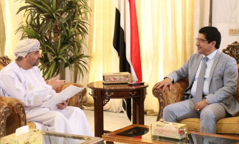 وكيل وزارة الخارجية يلتقي سفير سلطنة عمان