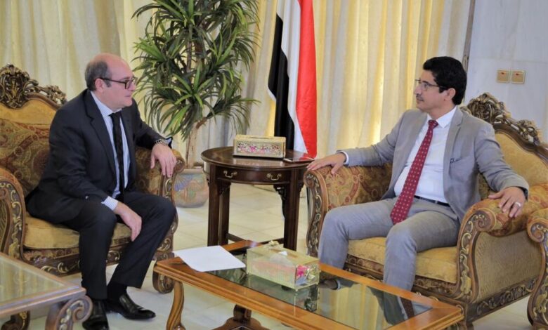 بجاش يلتقي سفير اوكرانيا لدى اليمن
