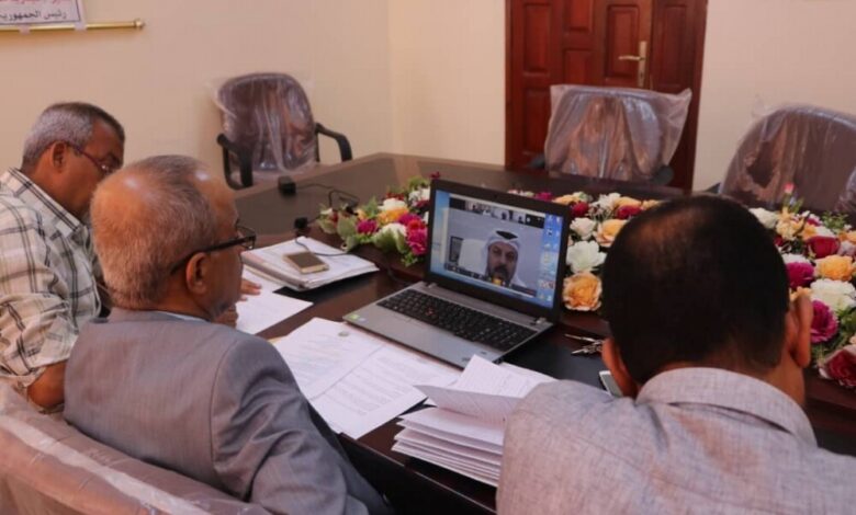 اليمن تشارك في الاجتماع الاستثنائي  لمكتب التربية العربي لدول الخليج (عبر الاتصال  المرئي )